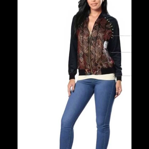 🥰💓 💓🥰 VOLCOM Bomber Jacket - Picture 1 of 16